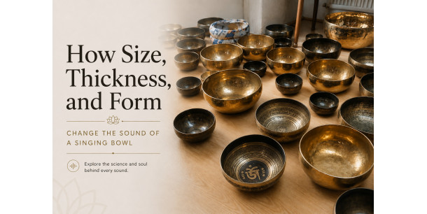How Size, Thickness, and Form Change the Sound of a Singing Bowl